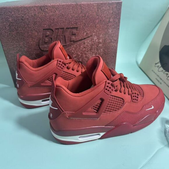 Jordan Red High-Top Sneakers - Picture 3 of 6